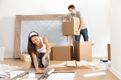 Removal team helping with a residential move in Earls Court