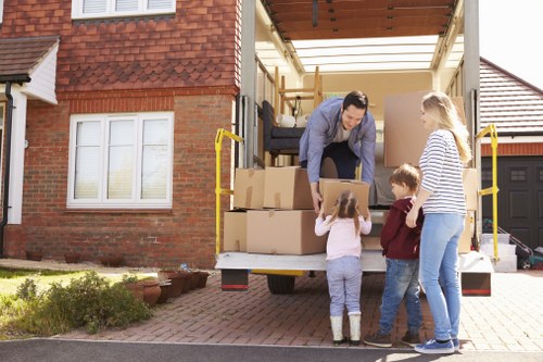 Local van service helping with a flat move near Earls Court