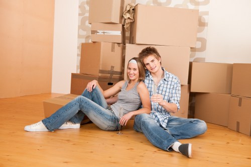 Prepared removals van for a West London move near Earls Court