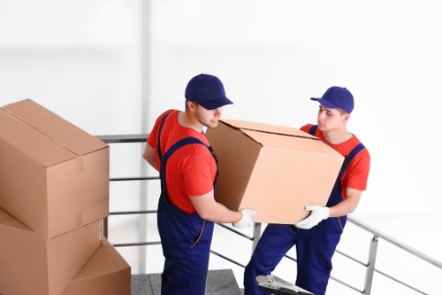 Transporting furniture and boxes with an Earlscourt moving vehicle