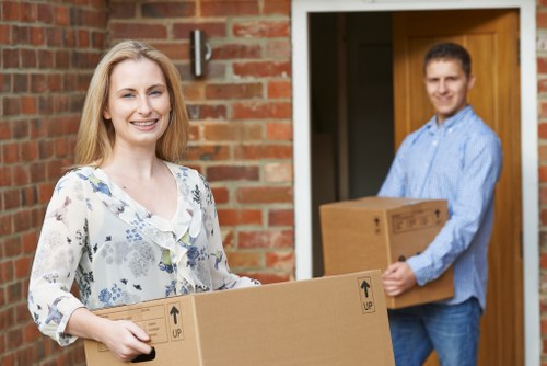 Local removals van supporting a residential move near Earls Court