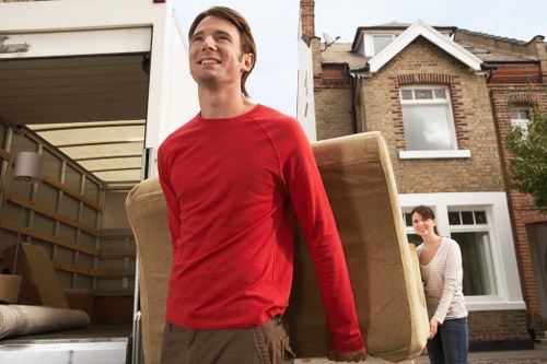 Packing and protection for removal items before transport