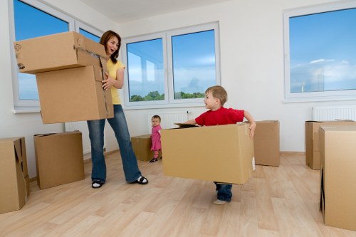 Careful furniture handling during a move in Earls Court