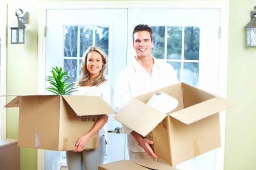 Local removals team handling a flat move in Earls Court